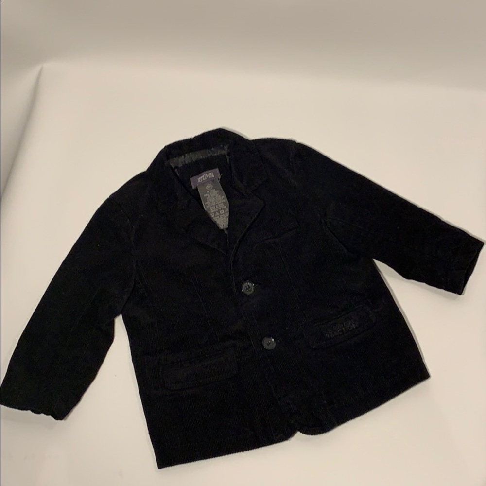 Kenneth Cole Reaction black corduroy blazer